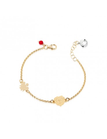 Bracciale bimbo in oro con...