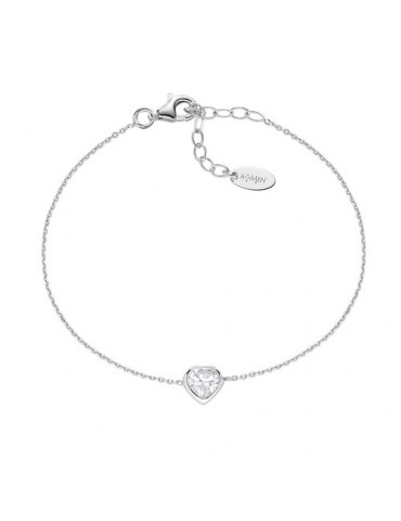 Bracciale Cuore Zircone - Amen